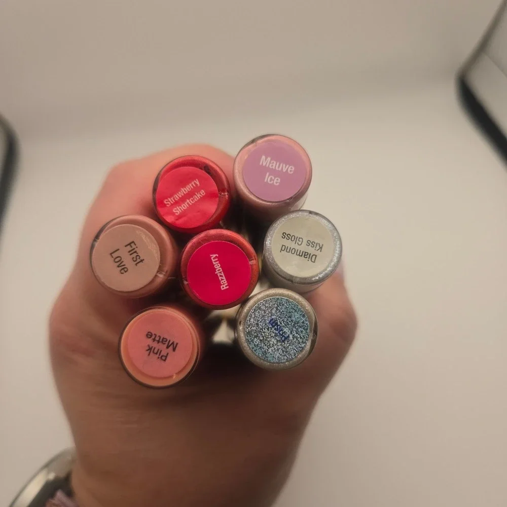 SeneGence LipSense Pink Berry Bundle 7pc Lip Colors & Glosses NEW